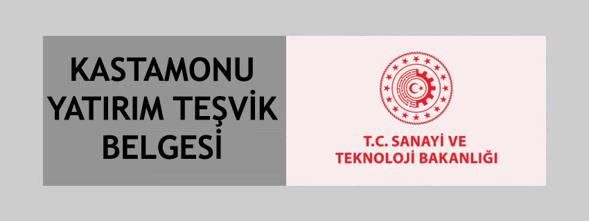 Kastamonu Yatırım Teşvik Belgesi